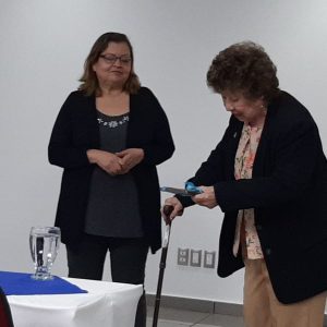 Placa de Reconocimiento a la Lcda. Vilma Elizabeth Solórzano Guevara