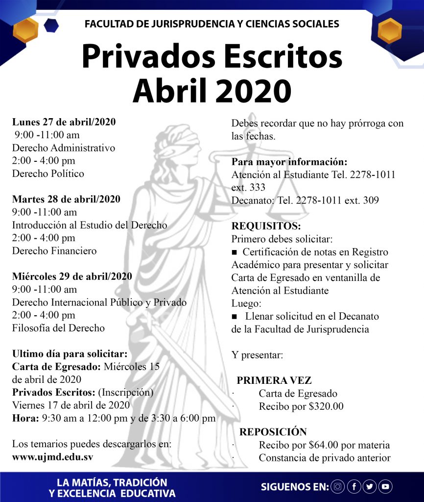 privados escritos abril 2020