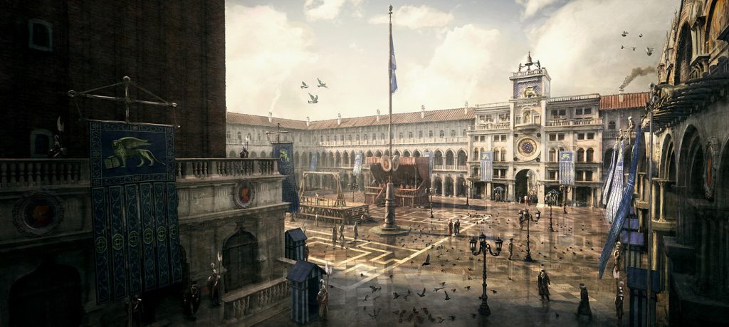 Concept art for Assassin's Creed II. Image © Ubisoft Montreal